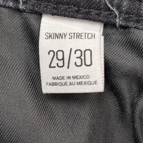 BDG Urban Outfitters Black Skinny Stretch Jeans Size 29/30 NWT - Picture 8 of 9